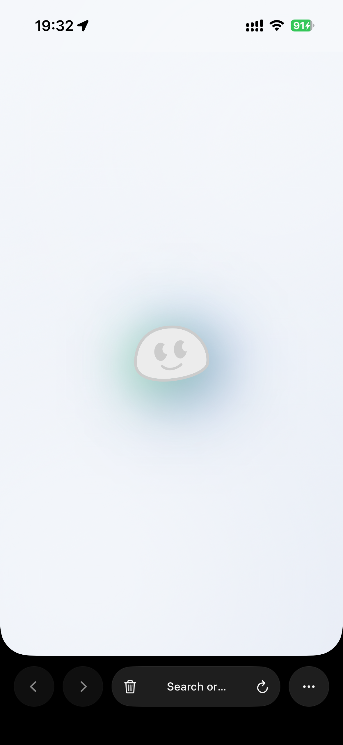 Mau Browser lime theme screen